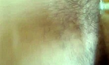 Amateur close-up of a homemade scene with big features and hairy details