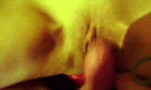 smooth shaved pussy teen rides big cock in pov close-up!