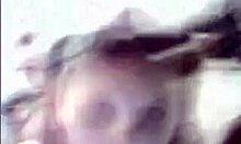 Pale teen girlfriends masturbate furiously together in this amateur lesbian scene.