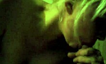 blond-haired amateur shyly talking on the phone