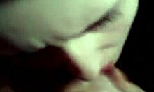 chubby faced brunette amateur sucked cock like a pro for the first time