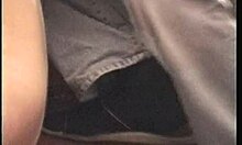 Redheaded Vixen in Stockings Screws Herself Wild