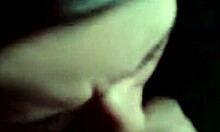 chubby faced brunette amateur sucked cock like a pro for the first time