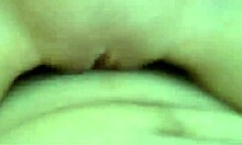 This sensational brunette wife blows and rides with close-ups of her small tits and anal.