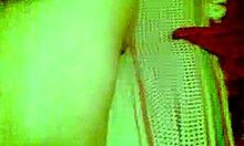 Dark-haired chick fingering in POV doggystyle!