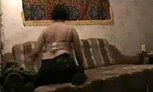 Short-haired brunette enjoying the humiliating process 😈