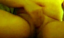 Chubby Amateur Masturbating Wildly in Close-Up View