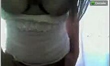 Watch my busty GF squeeze those massive tits?