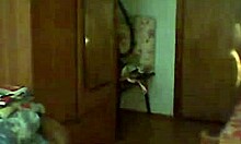 Exotic latina amateur girlfriend shows off her tattoo during striptease