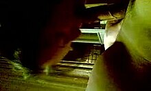 mature brunette amateur intensely sucks big cock in pov