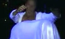 Naughty Dark-Haired Hottie Worships A Black Pharaoh In Public.