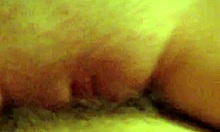 Shaven Pussy Hottie Rides Big Fat Cock in POV