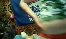 Red panties chubby Amateur gets spanked and fucked