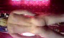 blonde milf with perky tits dances naked while masturbating furiously