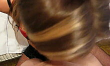 Red panties big booty hottie gets drilled from behind in pov doggystyle