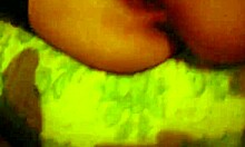 hey, this submissive teen in stockings is totally worshipping that big cock, and she loves the cum on her face!