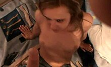 Blond amateur worships cock and balls with handjob pov 😏