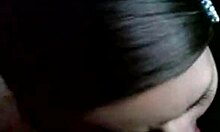 chubby faced brunette amateur sucked cock like a pro for the first time