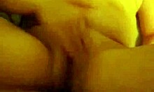 Chubby Amateur Masturbating Wildly in Close-Up View