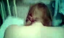 Redhead Teen Bombshell Gets Banged Doggystyle in Bathroom, Cum on Face