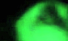 mature brunette plays with toys in stockings