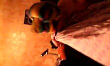 I watch this plump housewife blow me