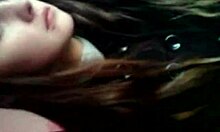 chubby faced brunette amateur sucked cock like a pro for the first time