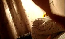 Blond-Haired Amateur Sucks Hairy Dong Hard!