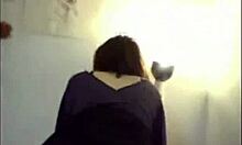 Busty Brunette Wife Shows Big Tits And Ass On Cam