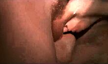 Blond-haired beauty receives blowjob and doggystyle fucking with toys in the dark.