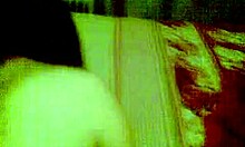 Dark-haired chick fingering in POV doggystyle!