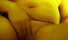 Chubby Amateur Masturbating Wildly in Close-Up View