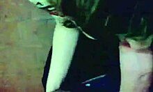 playful short-haired gf sucking cock like a good girl in toilet.