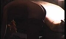 Redheaded Vixen in Stockings Screws Herself Wild