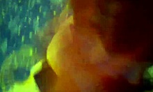 I watch my mature blonde amateur suck cock with her saggy tits.