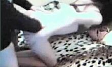 uhh, grey bra brunette gets drilled doggy style on cam, so hottt... can't even type rite!