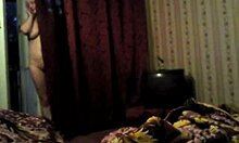 blond-haired amateur shyly talking on the phone