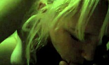 blond hoe with perky breasts sucking hot cock 😜