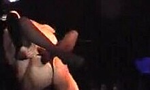 playful redhead spreading legs for stripper