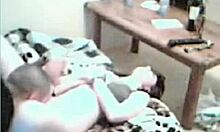 uhh, grey bra brunette gets drilled doggy style on cam, so hottt... can't even type rite!