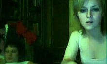 Blond Amateur Feels Every Intense Strap-On Face-Fuck