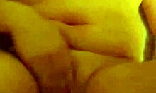 Chubby Amateur Masturbating Wildly in Close-Up View
