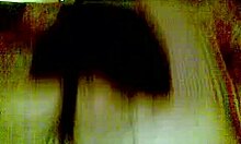 Dark-haired chick fingering in POV doggystyle!