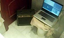 soapy amateur gets blowjob and masturbation during mff threesome in the bath