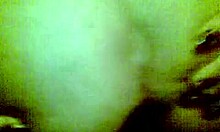 Dark-haired chick fingering in POV doggystyle!