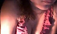 brunette in pink showing off her young hot body 😍