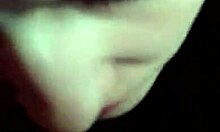 chubby faced brunette amateur sucked cock like a pro for the first time