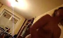 Busty BBW beauty rides massive cock intensely on cam