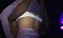 I watch horny amateurs tease the stipper's big ass at the party