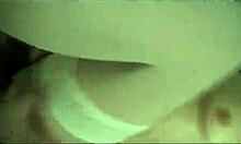 white stockings hoe deepthroating a huge cock in an fmm